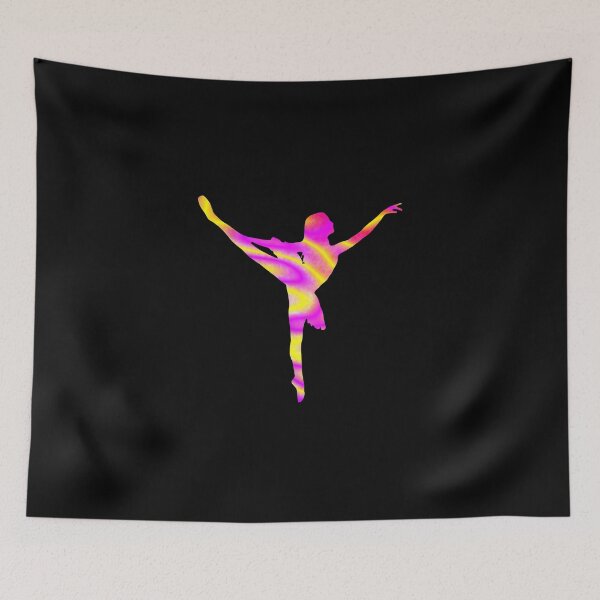 Item preview, Colorful Rainbow Dancer Fractal Art Silhouette for Nerds or Birthday designed and sold by FELSENSTEIN.