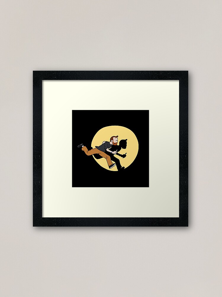 Alternate view of Tintin Style! Framed Art Print