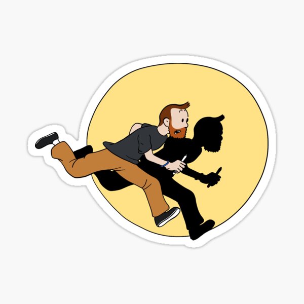 Tintin Style! Sticker