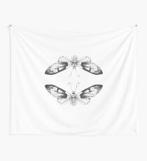 Moth Art Print Wall Tapestry