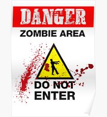 Zombie area Poster