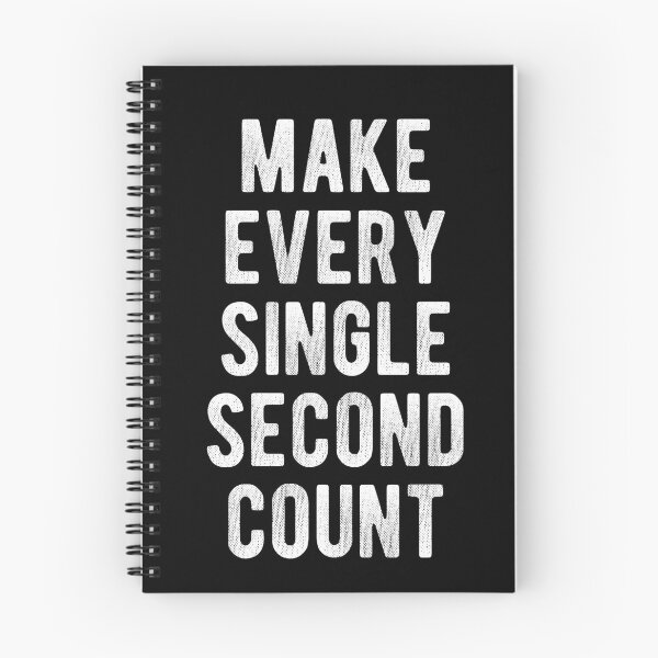Item preview, Inspirational - Make Every Second Count designed and sold by MotivationFlow.