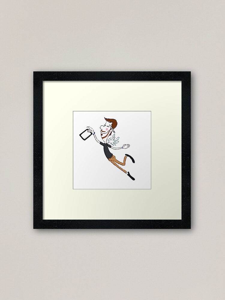 Alternate view of Red Bull Style! Framed Art Print