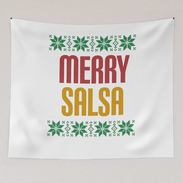 Item preview, "Ugly" Merry Christmas salsa dance design for Christmas designed and sold by Dubbra.