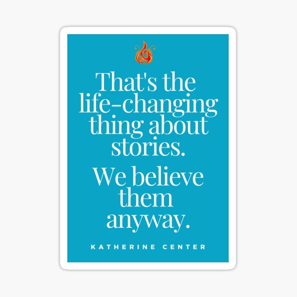 Item preview, the thing about stories designed and sold by KatherineCenter.