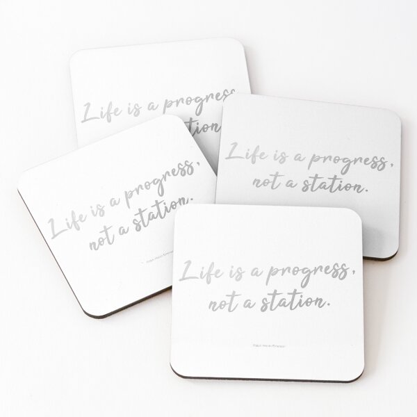 Item preview, Life is a progress, not a station designed and sold by Callum Barnes.