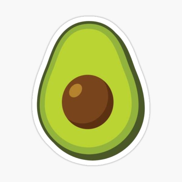 Item preview, Avocado Sticker designed and sold by swanstickers.