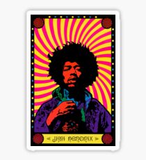Psychedelic Jimi Sticker