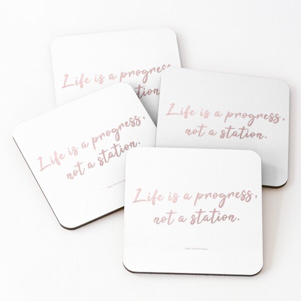 Item preview, Life is a progress, not a station designed and sold by Callum Barnes.