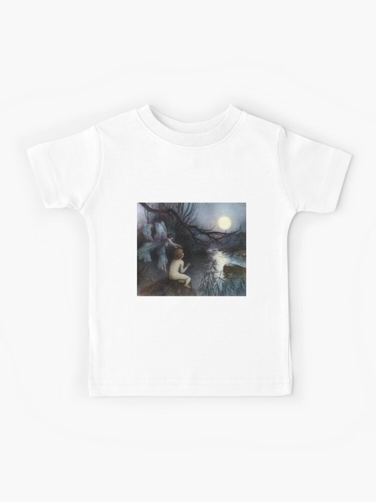 Water Babies Under a Full Moon Warwick Goble Kids T-Shirt