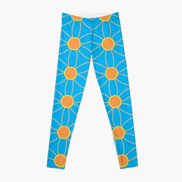 Fleur de vie bleu été Legging
