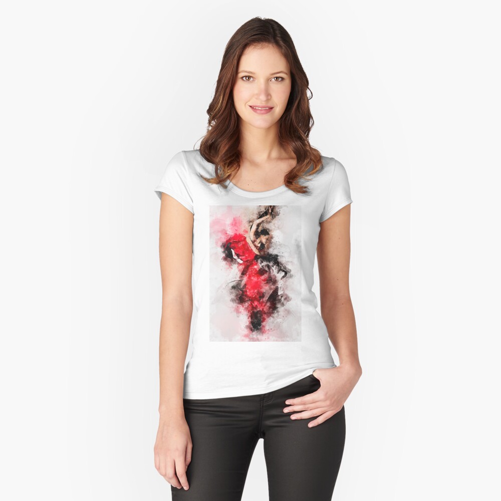 Item preview, Fitted Scoop T-Shirt designed and sold by ErianAndre.