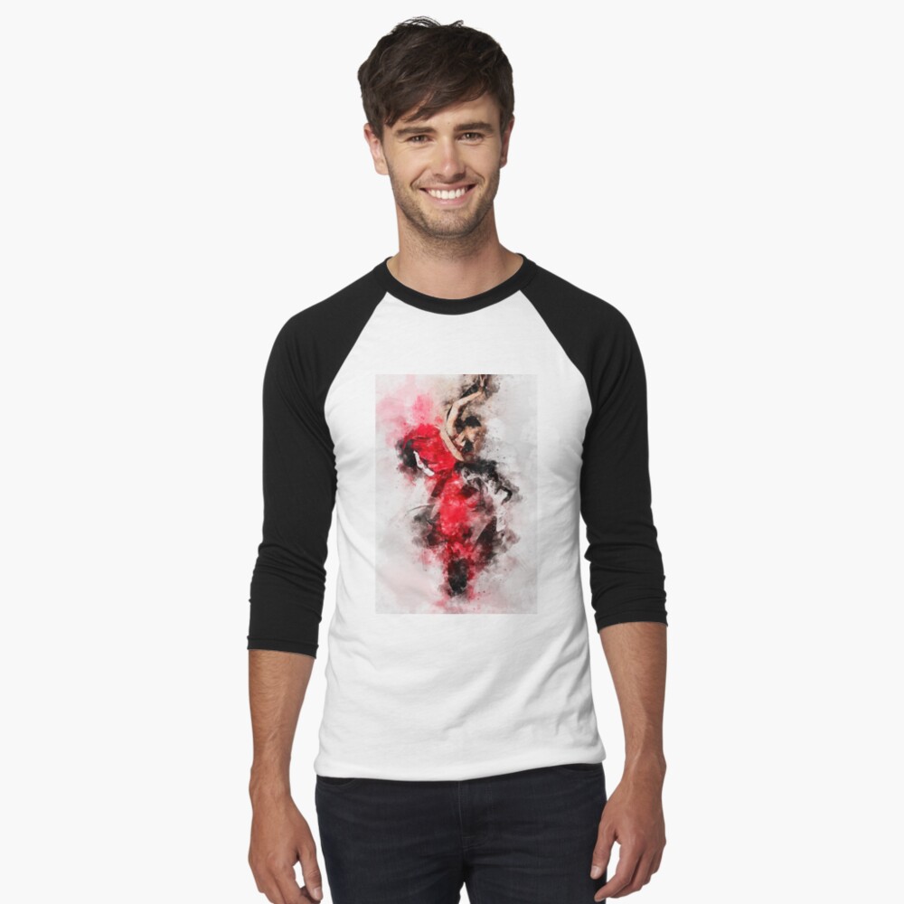 Item preview, Baseball ¾ Sleeve T-Shirt designed and sold by ErianAndre.