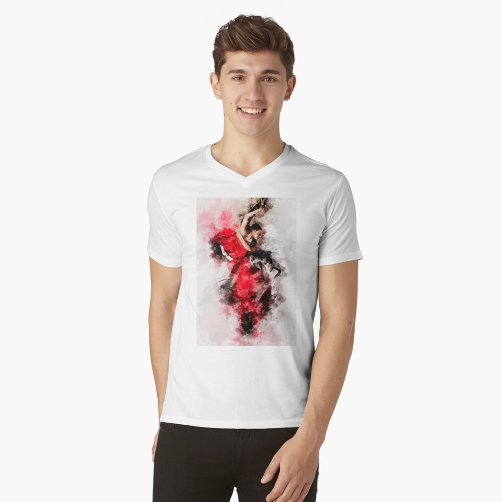 Item preview, V-Neck T-Shirt designed and sold by ErianAndre.