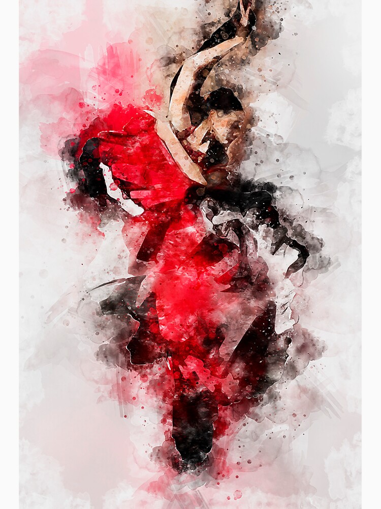 Thumbnail 7 of 7, Classic T-Shirt, Flamenco Dancer designed and sold by ErianAndre.