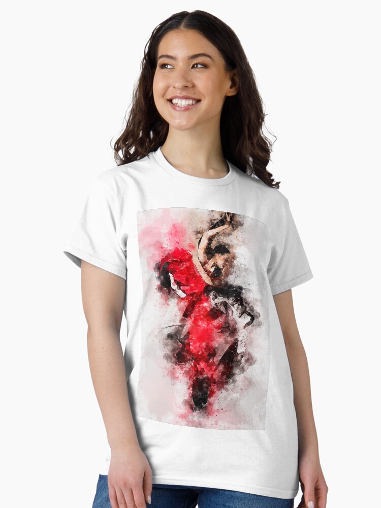 Thumbnail 2 of 7, Classic T-Shirt, Flamenco Dancer designed and sold by ErianAndre.