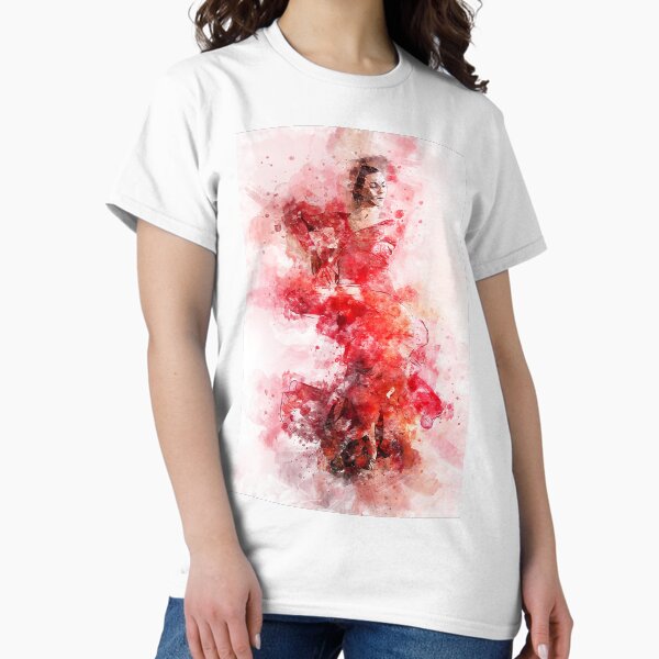 Vista previa del artículo con la obra «Bailaora Flamenca», diseñado y vendido por AM FineArtPrints.