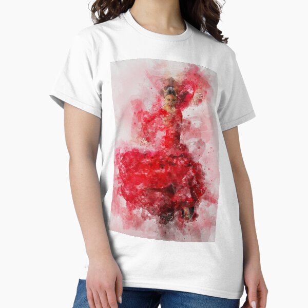 Vista previa del artículo con la obra «Bailaora Flamenca», diseñado y vendido por AM FineArtPrints.