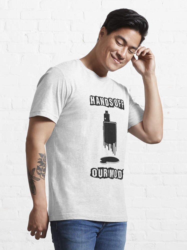 T-shirt essentiel 'Ne touchez pas nos mods' : autre vue