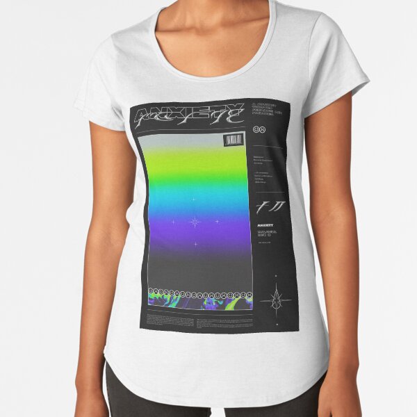 SHADES ⏤ ANXIETY Premium Scoop T-Shirt