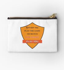 Either You Play The Game Or Watch The Game Play You Lyric Shirt -Cool J Cole Lyric Shirt - Either You Play The Game Or Watch The Game Play You Lyric tshirt Studio Pouch