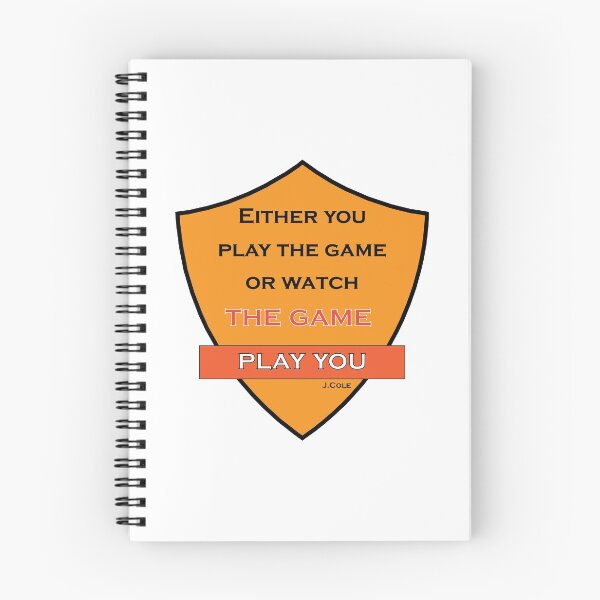 Aperçu de l'œuvre Soit vous jouez le jeu ou regardez le jeu vous jouez chemise lyrique -Cool J Cole Lyric Shirt - vous jouez le jeu ou regardez le jeu vous jouez t-shirt Lyric créée et vendue par happygiftideas.