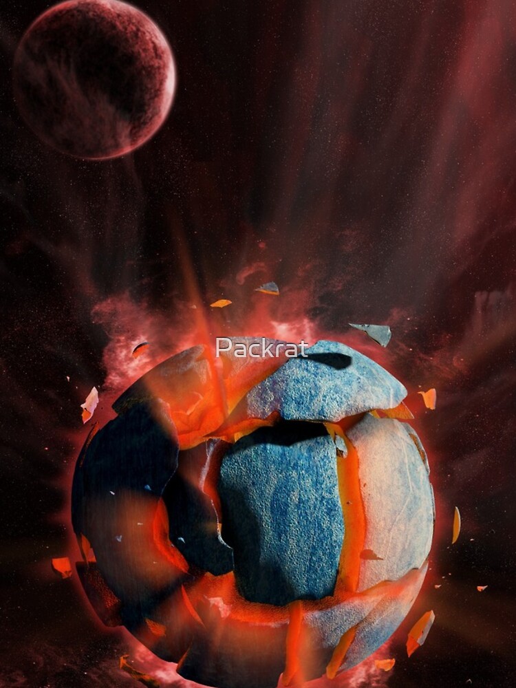 Imagen 4 de 4, Funda de iPhone con la obra Exploding Planet, diseñada y vendida por Packrat.