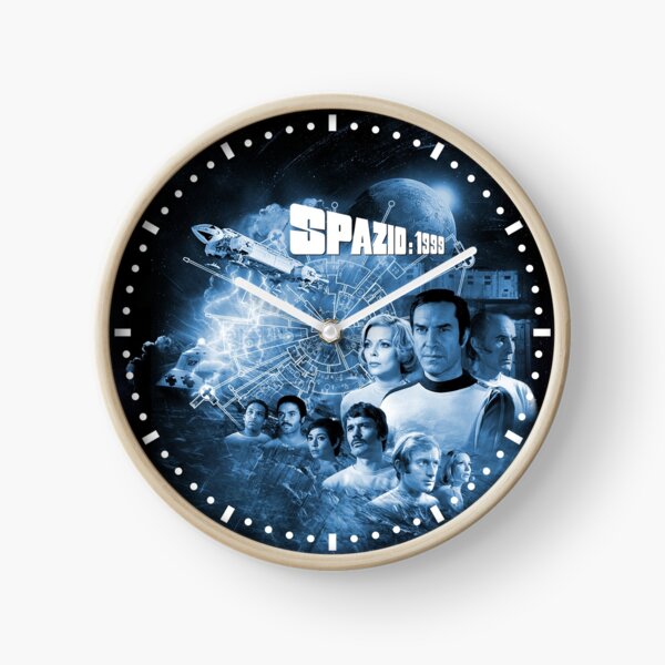 ALPHAN BLUE MOON 1 SPAZIO: 1999 LOGO Clock