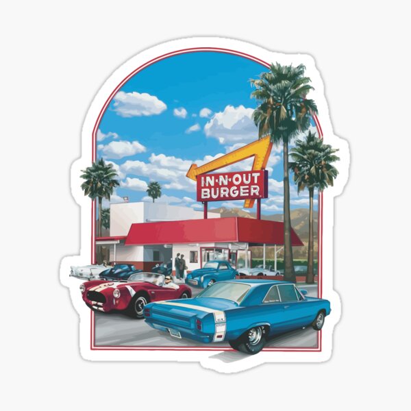 in n out logo Sticker