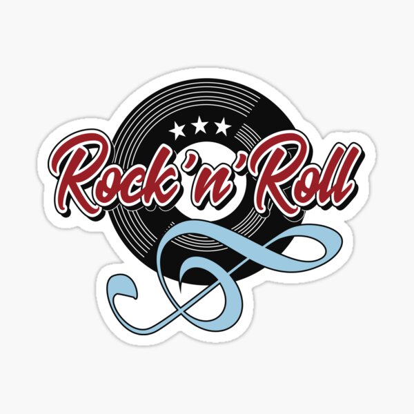 Rock n roll Stickers - Free music Stickers