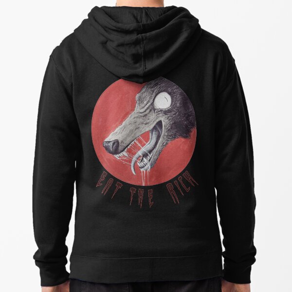 Eat The Rich Zipped Hoodie