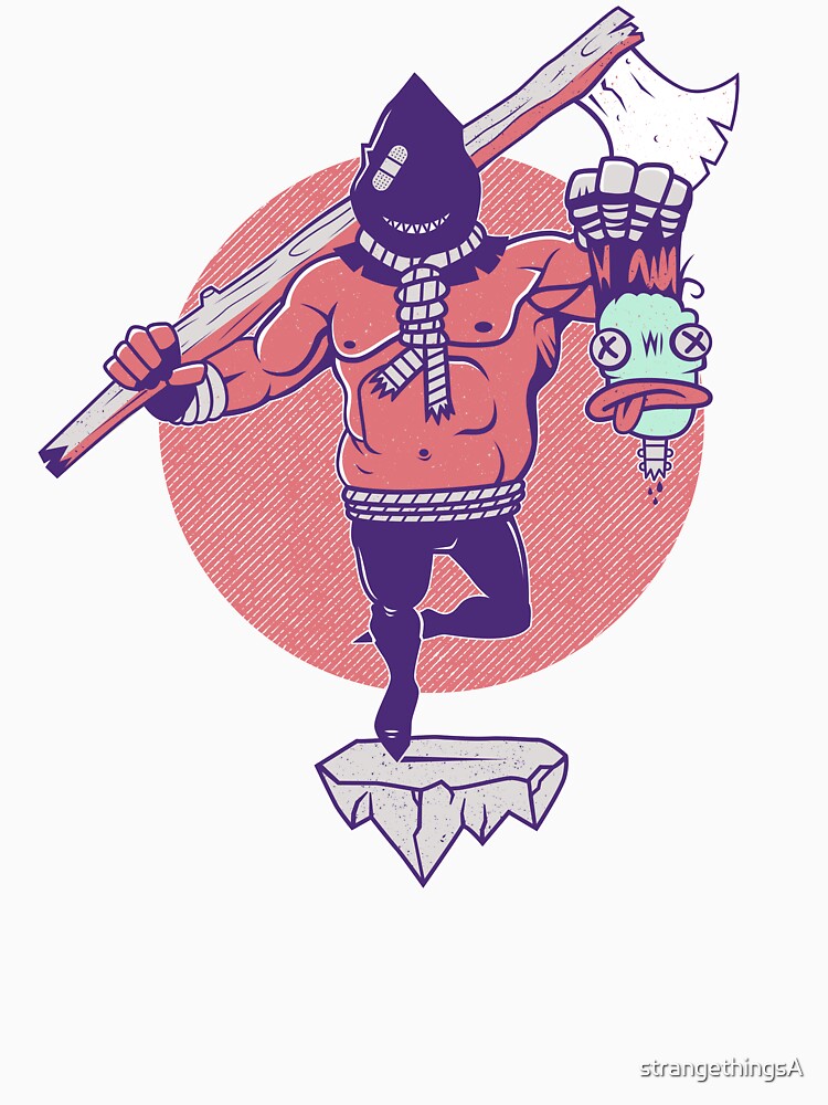 Thumbnail 3 of 3, Baseball ¾ Sleeve T-Shirt, How to Get a Head designed and sold by strangethingsA.