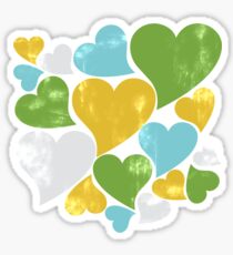 Retro love Sticker