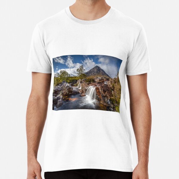Etive Mor Falls Premium T-Shirt