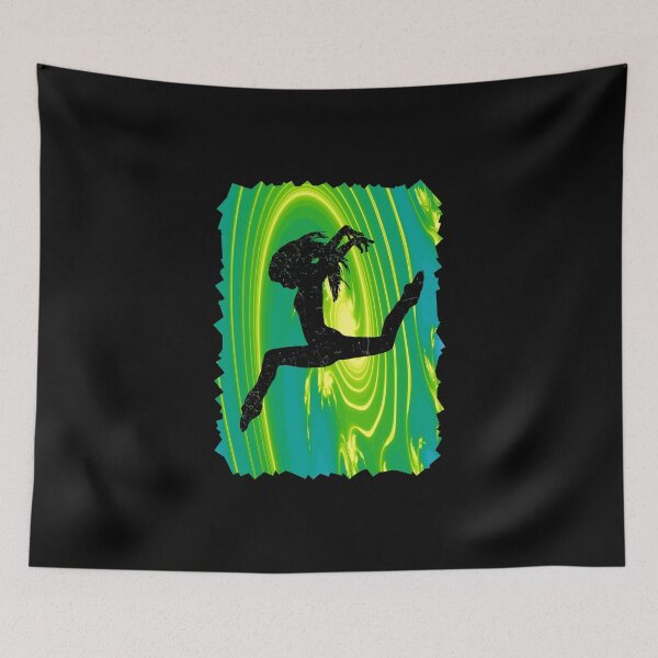 Item preview, Colorful Rainbow Dancer Fractal Art Silhouette for Nerds or Birthday designed and sold by FELSENSTEIN.