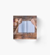 Cookbook Acrylic Block