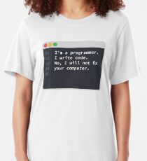Je suis un programmeur T-shirt ajusté