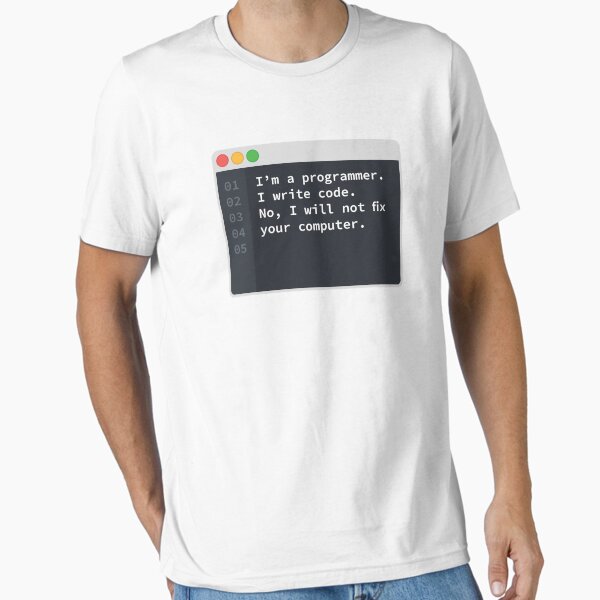Artikel-Vorschau von Ich bin Programmierer, designt und verkauft von Code Wear.
