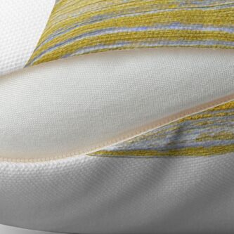Alternate view of Shabby weathered wood in yellow Throw Pillow
