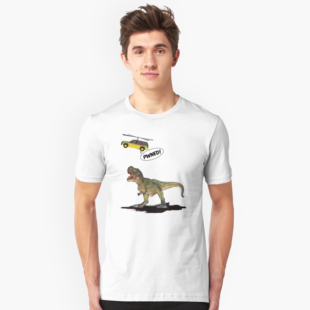 Pwned T-Rex Slim Fit T-Shirt