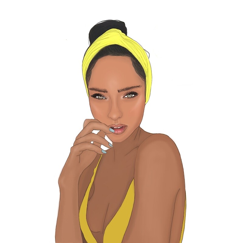 "Bandana Girl " by Maggy1993 Redbubble