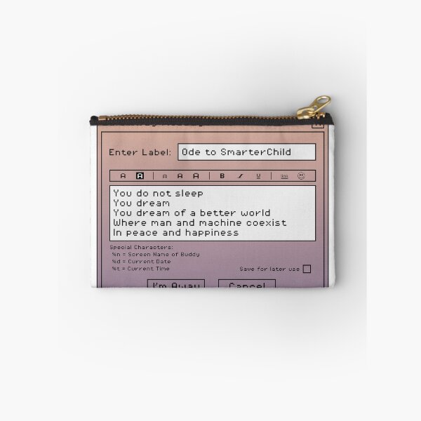 Item preview, Instant Messenger – Ode to SmarterChild designed and sold by duttydesign.