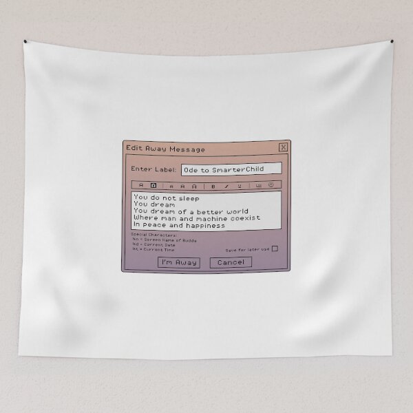 Item preview, Instant Messenger – Ode to SmarterChild designed and sold by duttydesign.