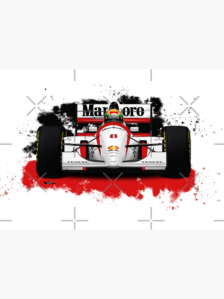 Ayrton Senna McLaren MP4/8 ポスター McLaren MP4/8 - Ayrton Senna