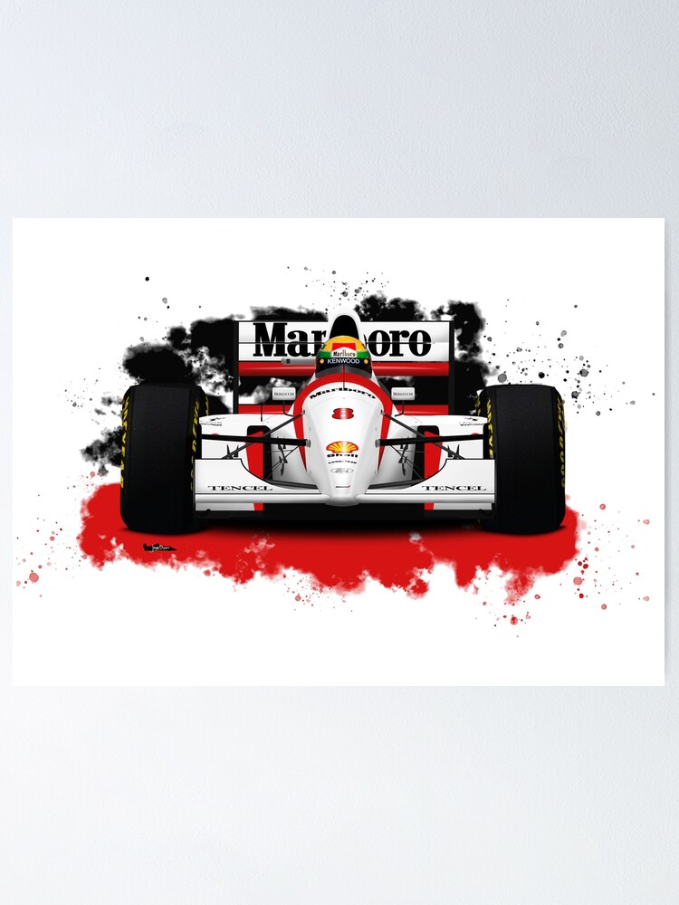 Ayrton Senna McLaren MP4/8 ポスター Ayrton Senna - The Final Victory - McLaren MP4/8