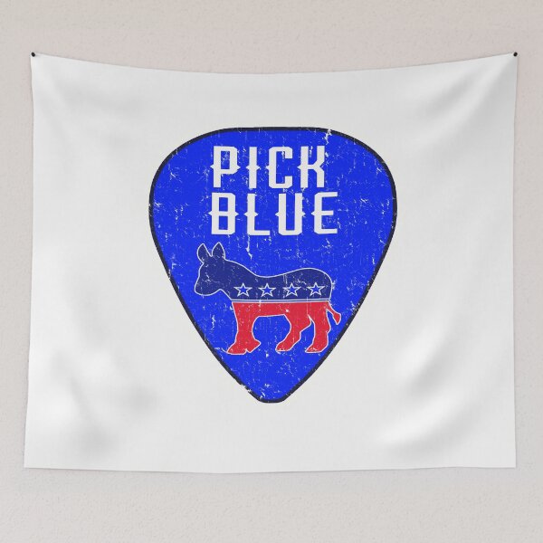 Item preview, Pick Blue Election 2020 Democratic Donkey Democrat Liberal Guitar Pick Music designed and sold by funnytshirtemp.