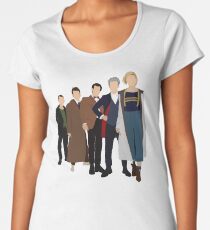 Doctor Who - All Five Modern Doctors - New Costume! (DW Inspired) - 13th Doctor Women's Premium T-Shirt