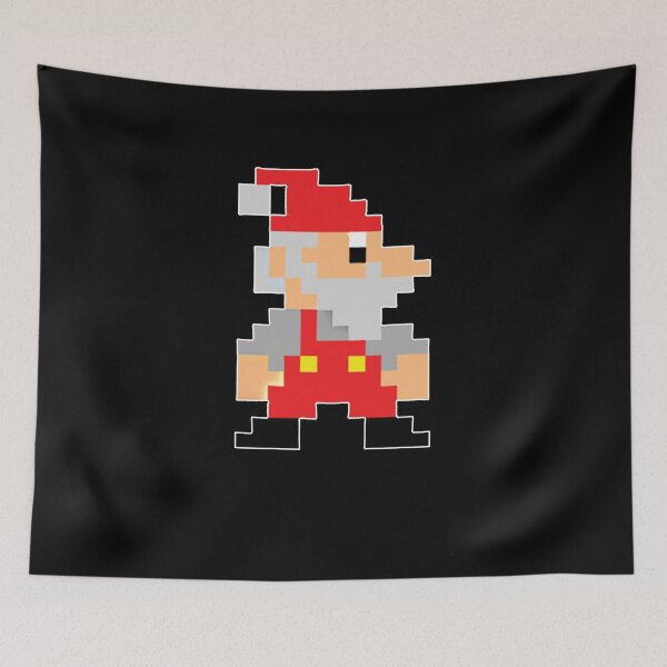 Item preview, 8-Bit Santa V4 designed and sold by TeeTimeGuys.