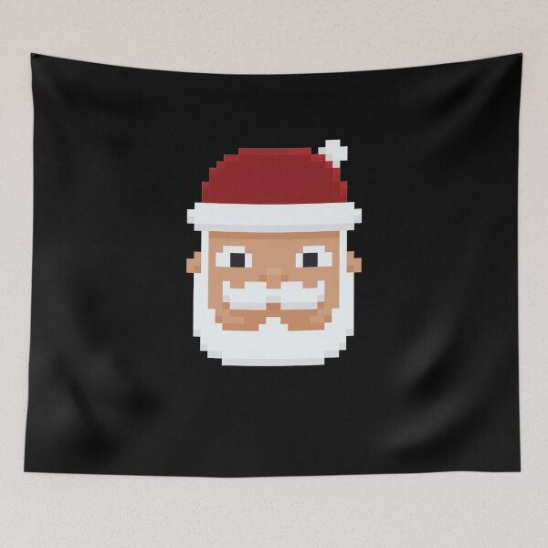Item preview, 8-Bit Santa V5 designed and sold by TeeTimeGuys.