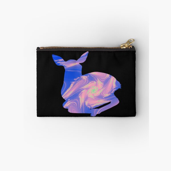 Item preview, Colorful Rainbow Deer Fractal Art Silhouette for Nerds or Birthday designed and sold by FELSENSTEIN.